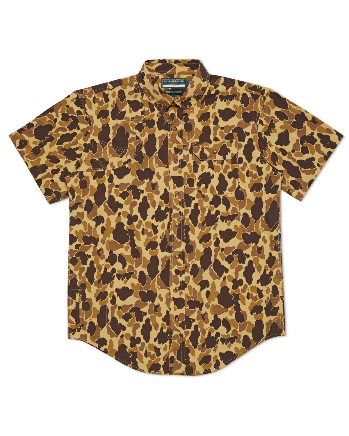 Ball and Buck Active+ Short Sleeve Field Shirt - Original Camo