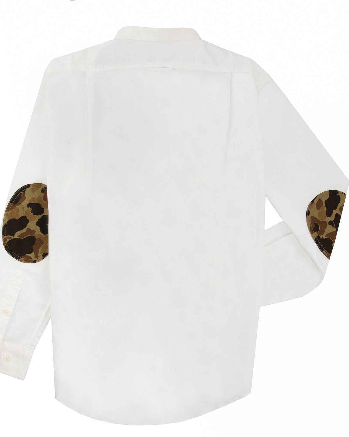 Ball and Buck Sportsmans Shirt - White Oxford/Original Camo