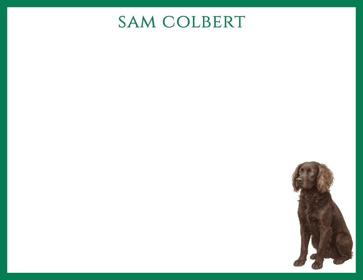 Personalized Boykin Spaniel Stationery