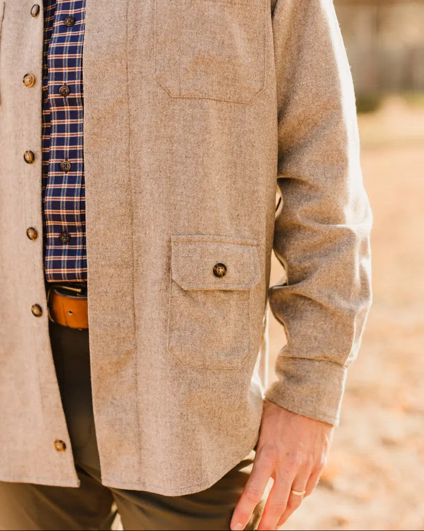 Ball and Buck Mariners Overshirt - Merino Wool