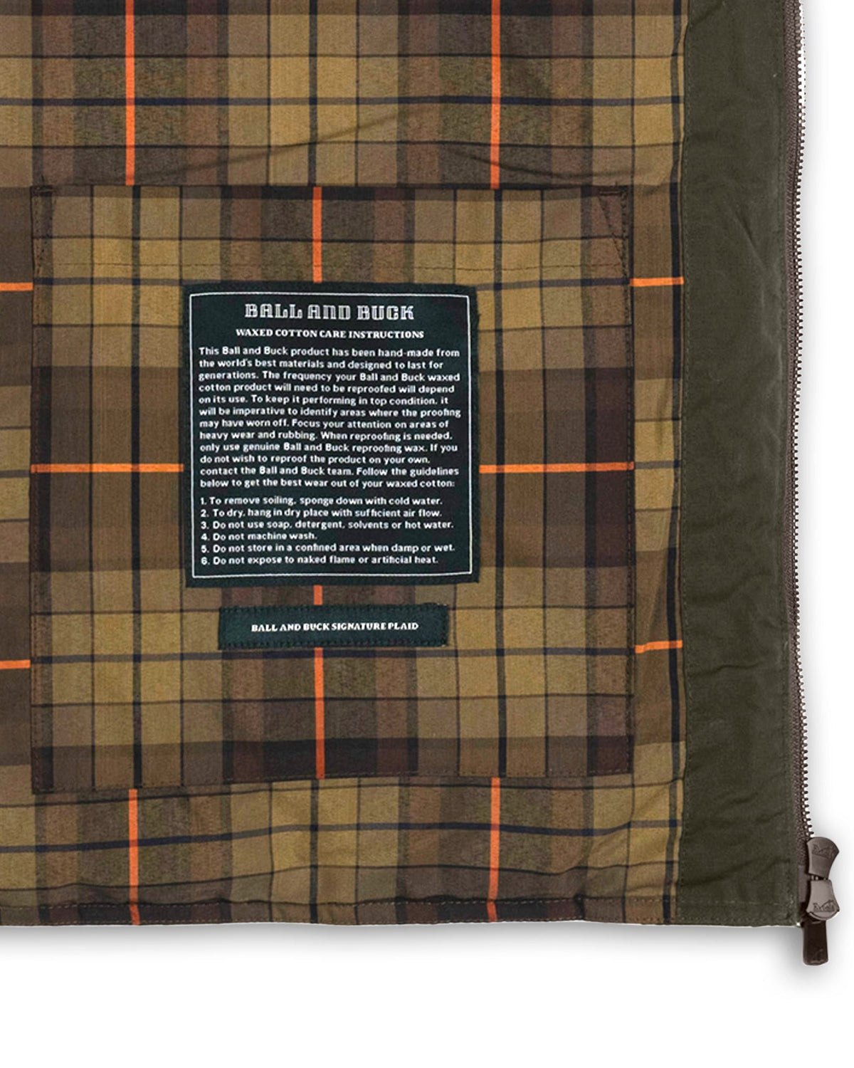 Ball and Buck Arthur Quilted Waxed Down Vest