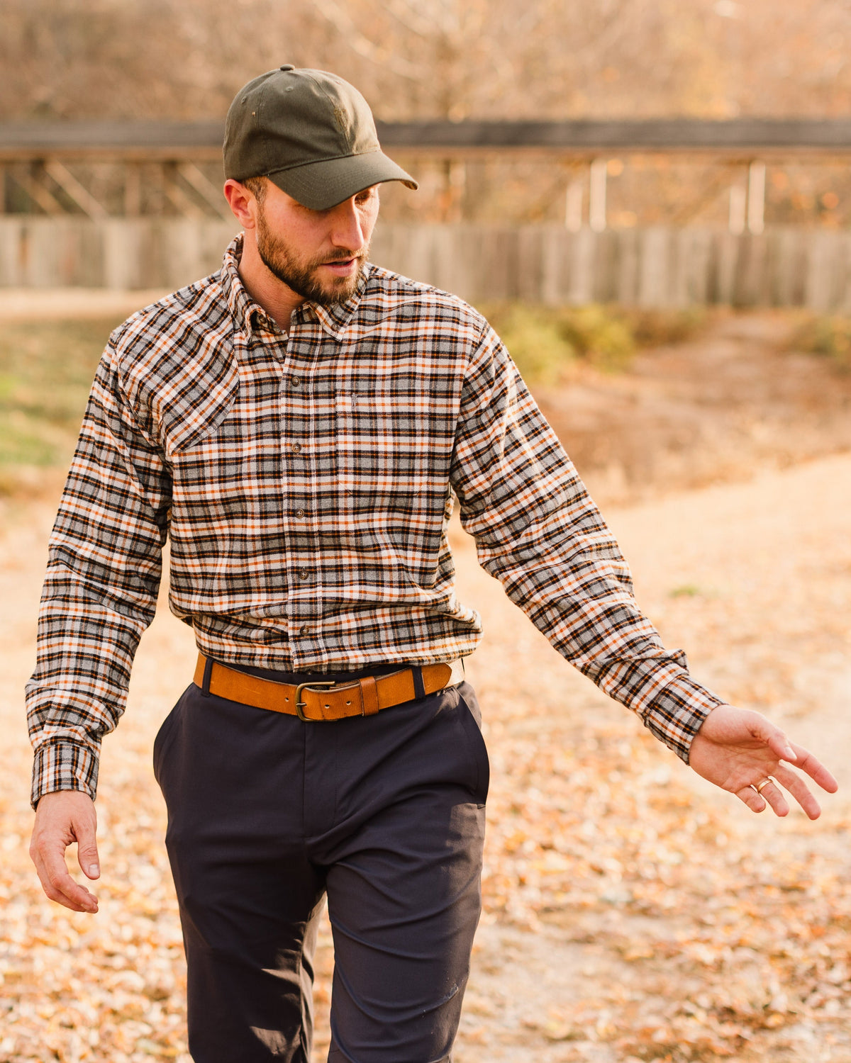 Ball and Buck Flannel Sportsmans Shirt - Sharptail