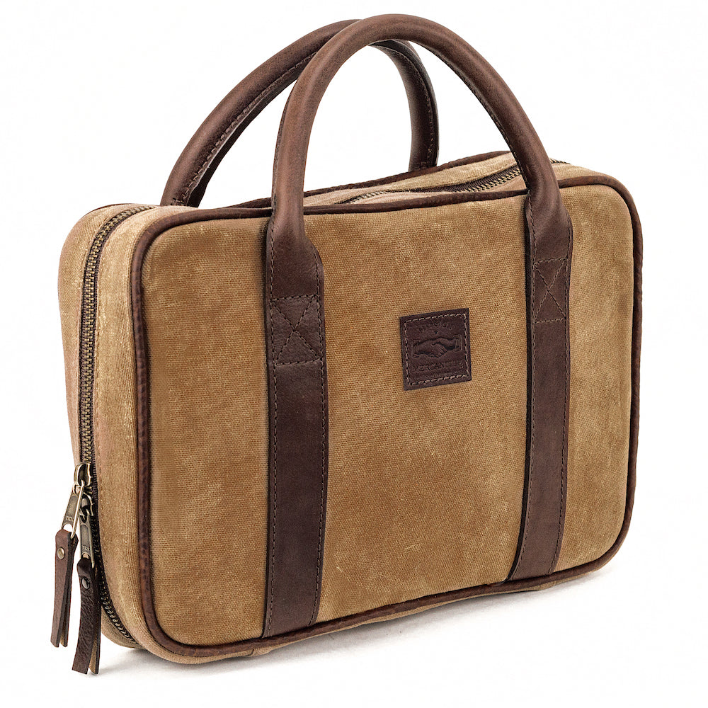 White Wing Leather & Waxed Canvas Deluxe Pistol Case