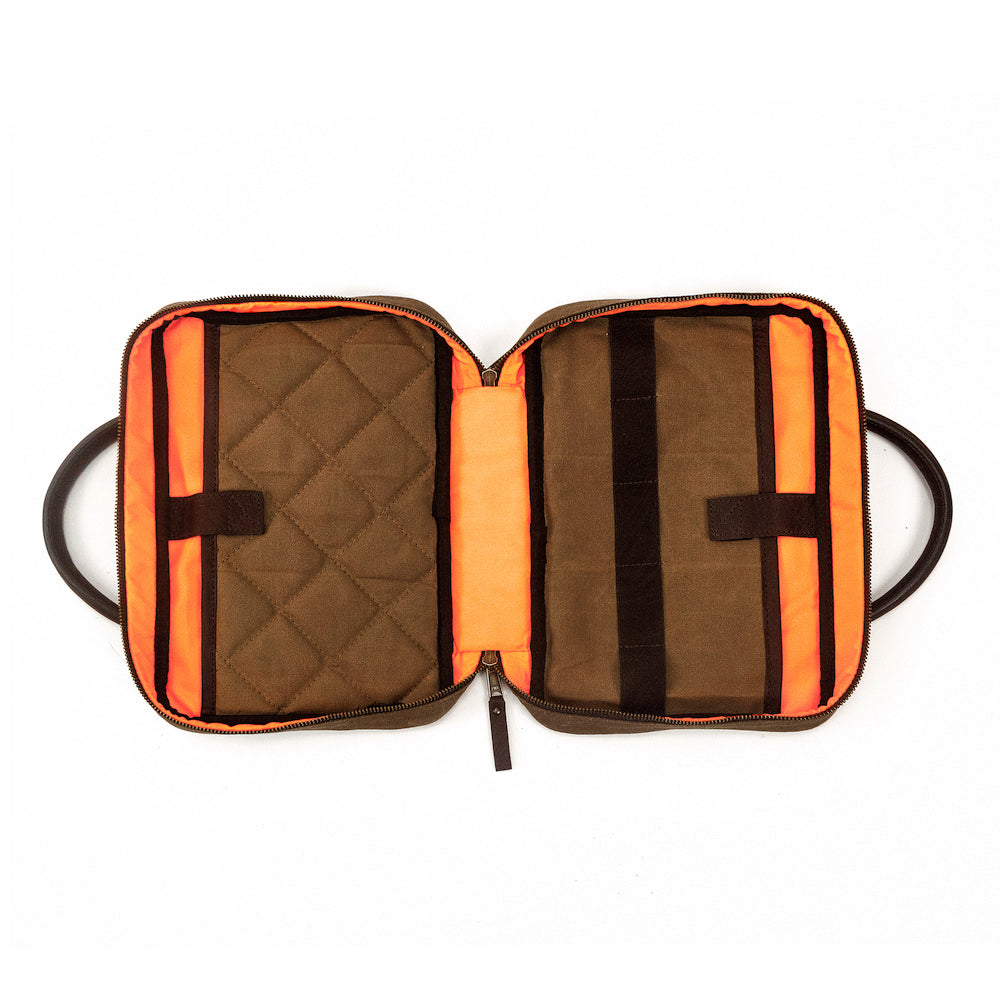 White Wing Leather & Waxed Canvas Deluxe Pistol Case