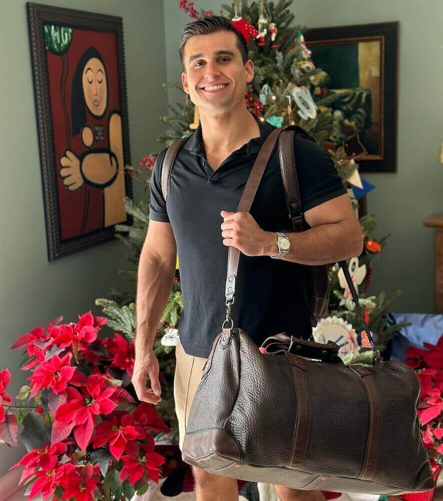 Mission Mercantile Theodore Leather Duffle Bag