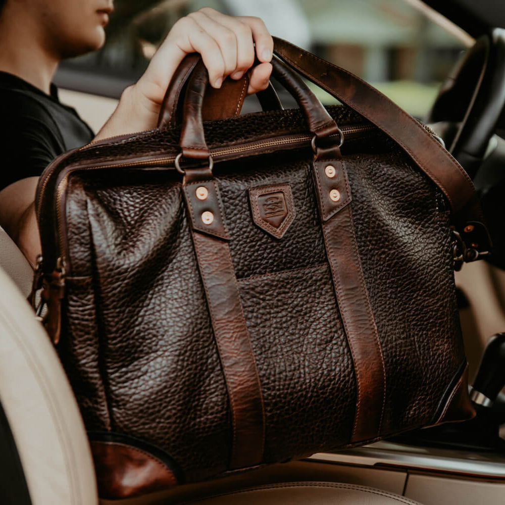 Mission Mercantile Theodore Leather Briefcase