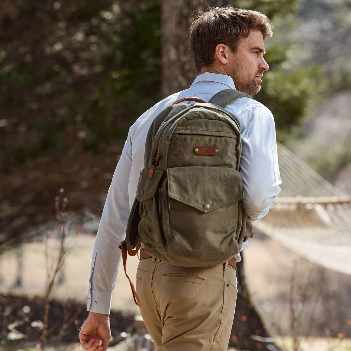 Tom Beckbe Canvas Backpack
