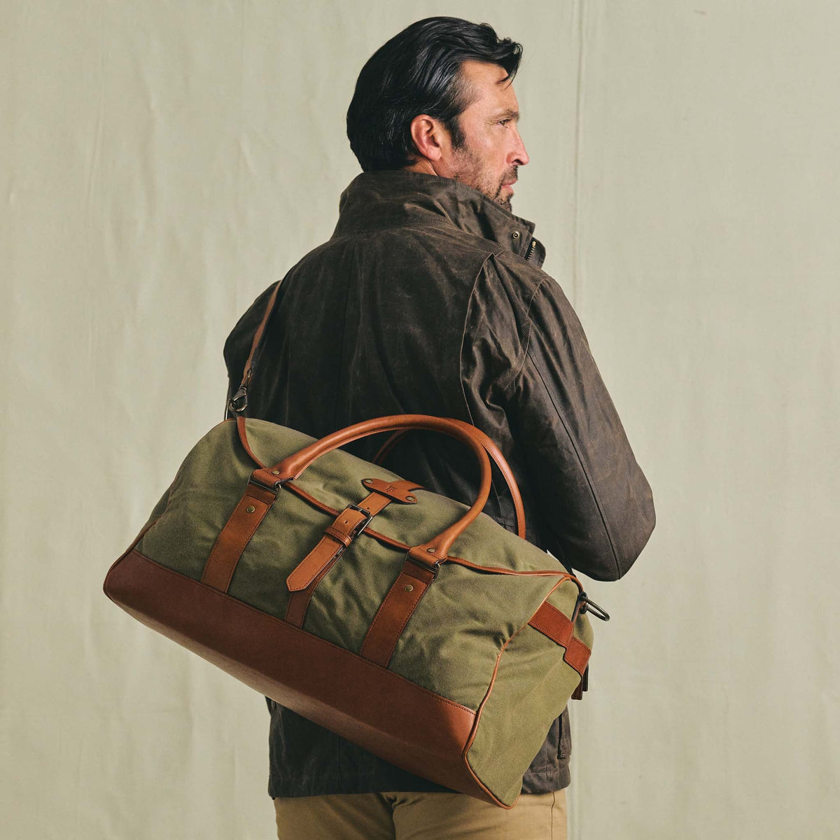 Tom Beckbe Canvas Weekender Duffel Bag