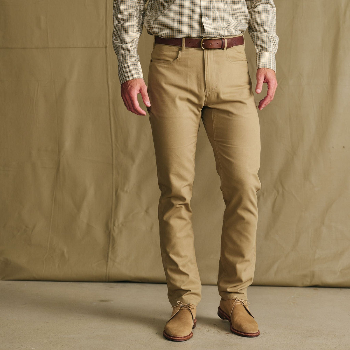 Tom Beckbe Reid Slim-Straight Cotton Chino Pant