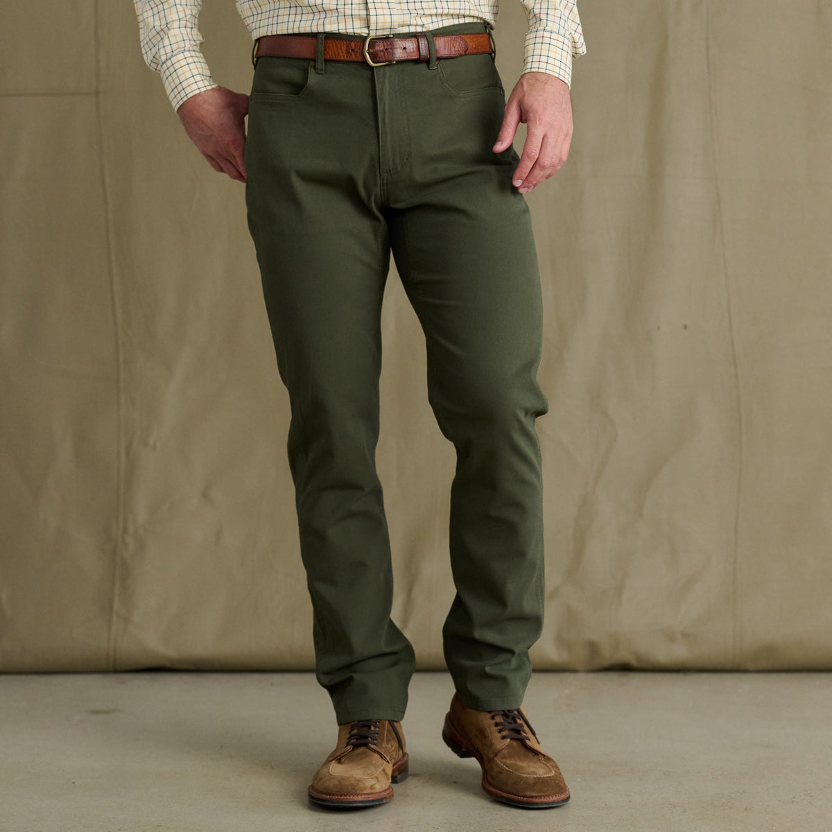 Tom Beckbe Reid Slim-Straight Cotton Chino Pant