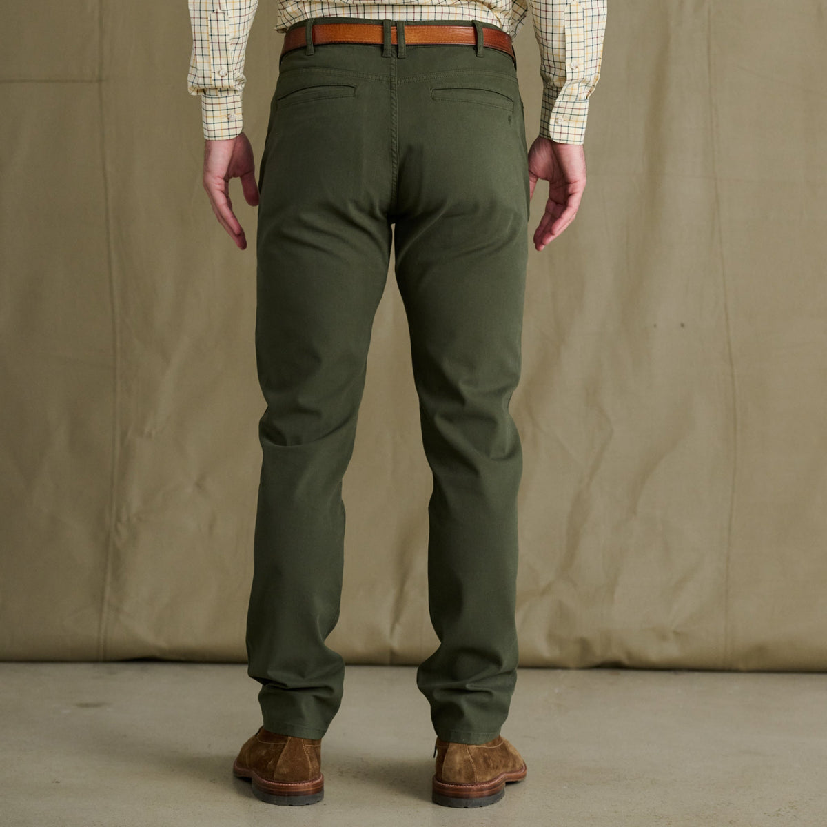 Tom Beckbe Reid Slim-Straight Cotton Chino Pant