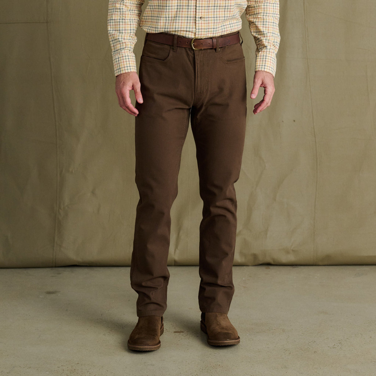 Tom Beckbe Reid Slim-Straight Cotton Chino Pant