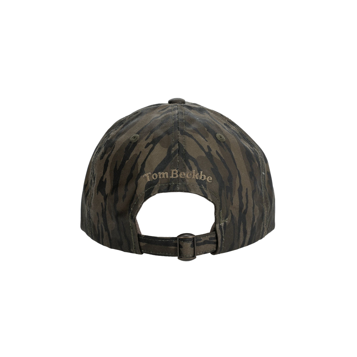 Tom Beckbe Waxed Cotton 6-Panel Hat in Mossy Oak Original Bottomland