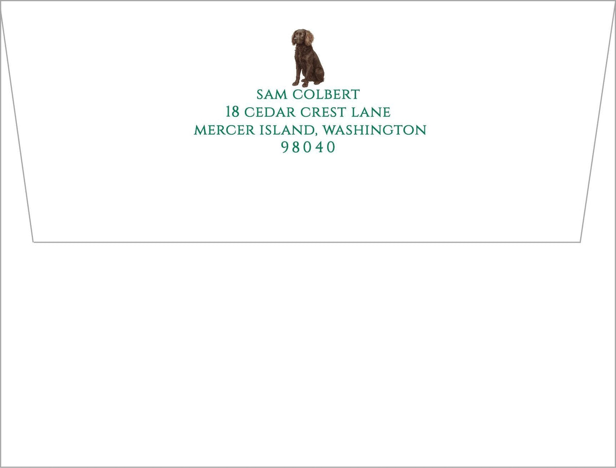 Personalized Boykin Spaniel Stationery