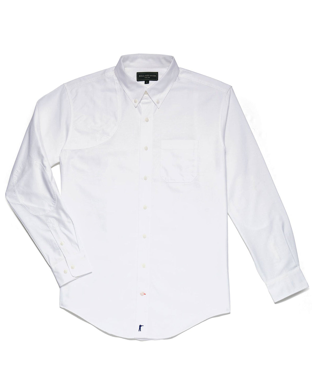 Ball and Buck Sportsmans Shirt - White Oxford