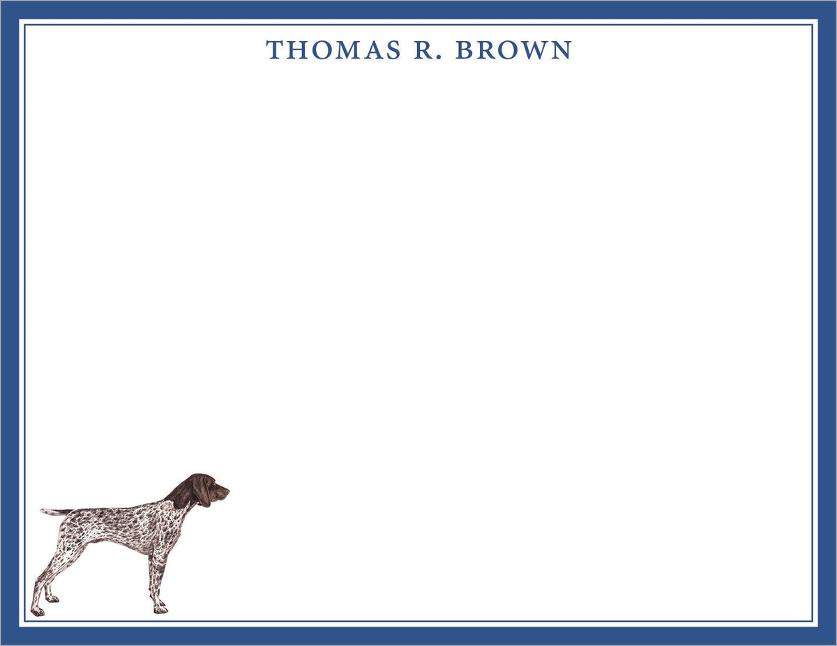Personalized German Shorthaired Pointer Stationery