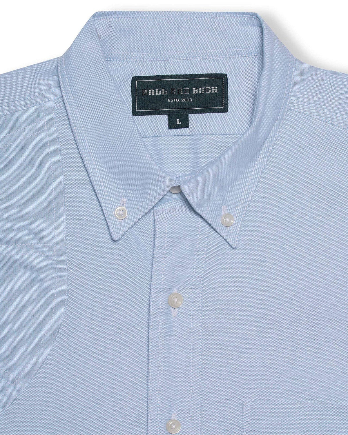Ball and Buck Sportsmans Shirt - White Oxford