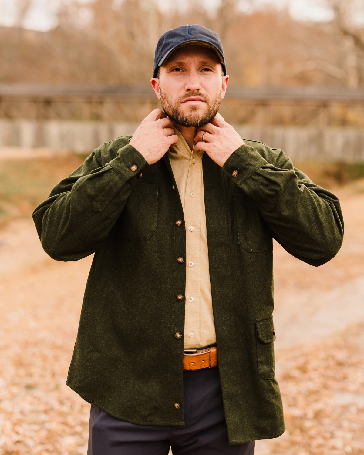 Ball and Buck Mariners Overshirt - Merino Wool