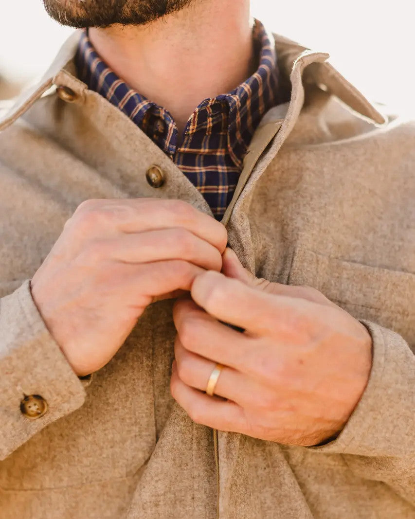 Ball and Buck Mariners Overshirt - Merino Wool