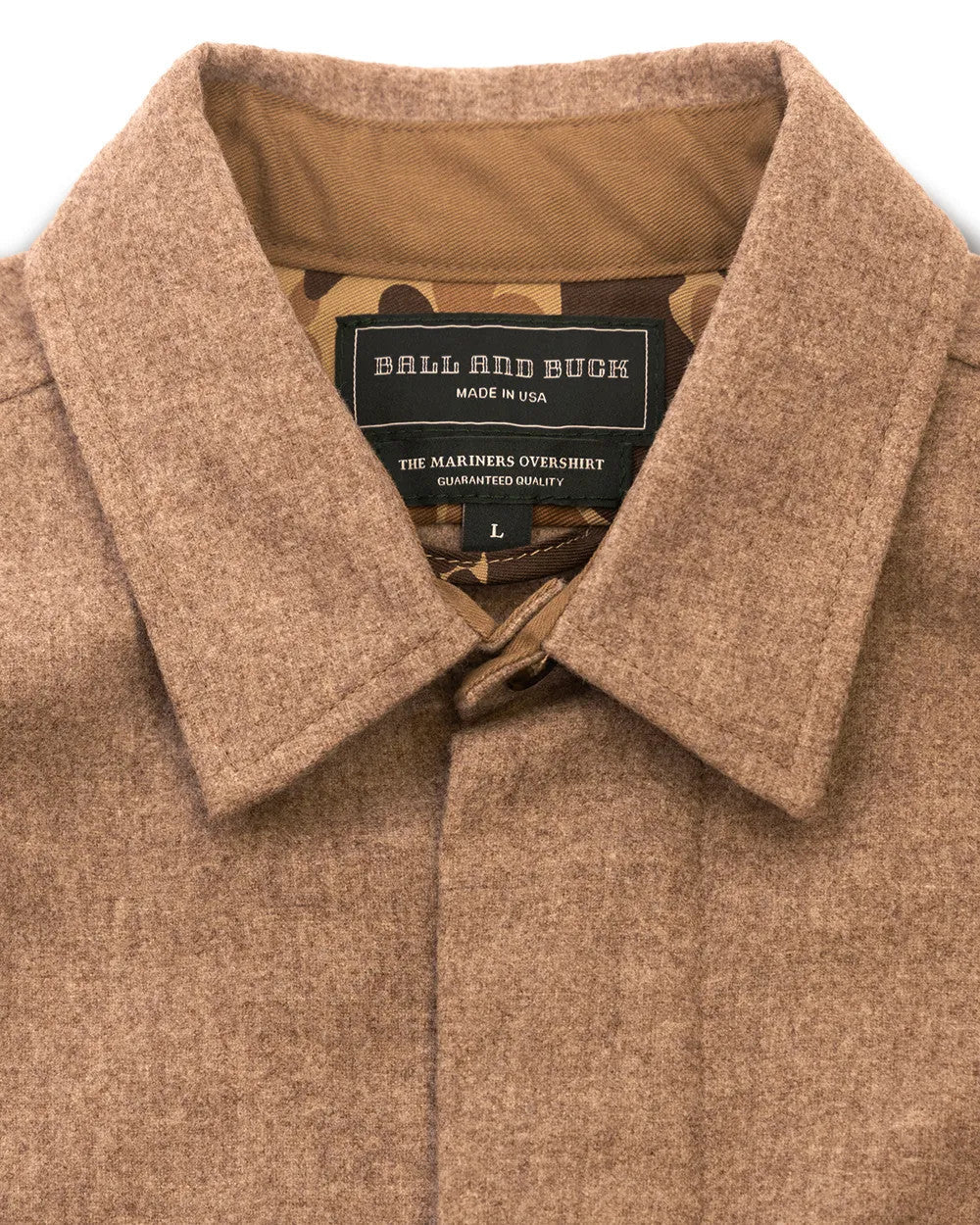 Ball and Buck Mariners Overshirt - Merino Wool