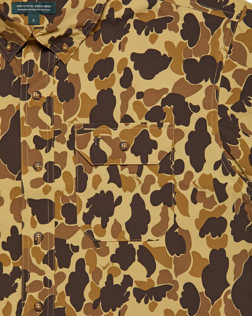 Ball and Buck Active+ Short Sleeve Field Shirt - Original Camo