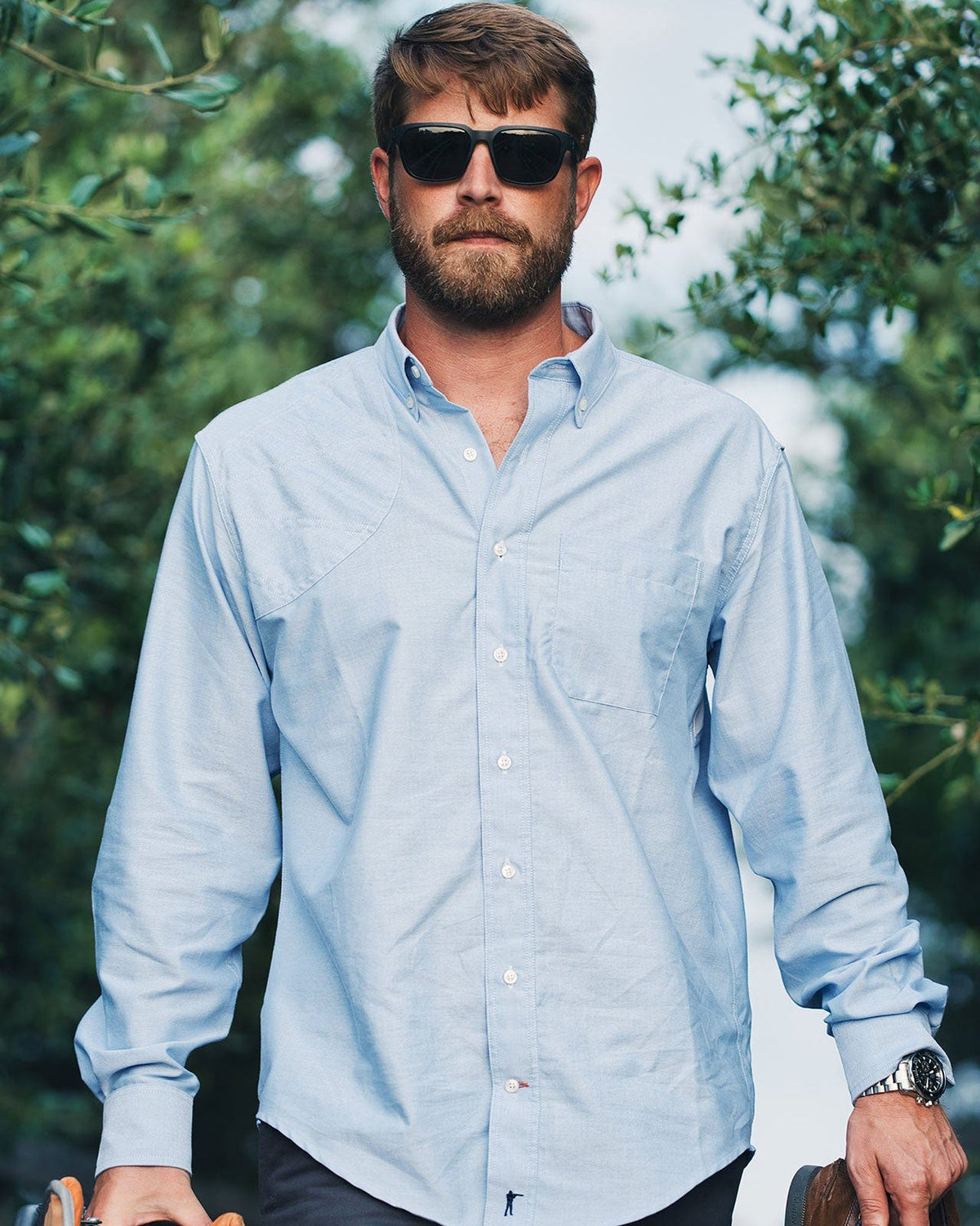 Ball and Buck Sportsmans Shirt - White Oxford
