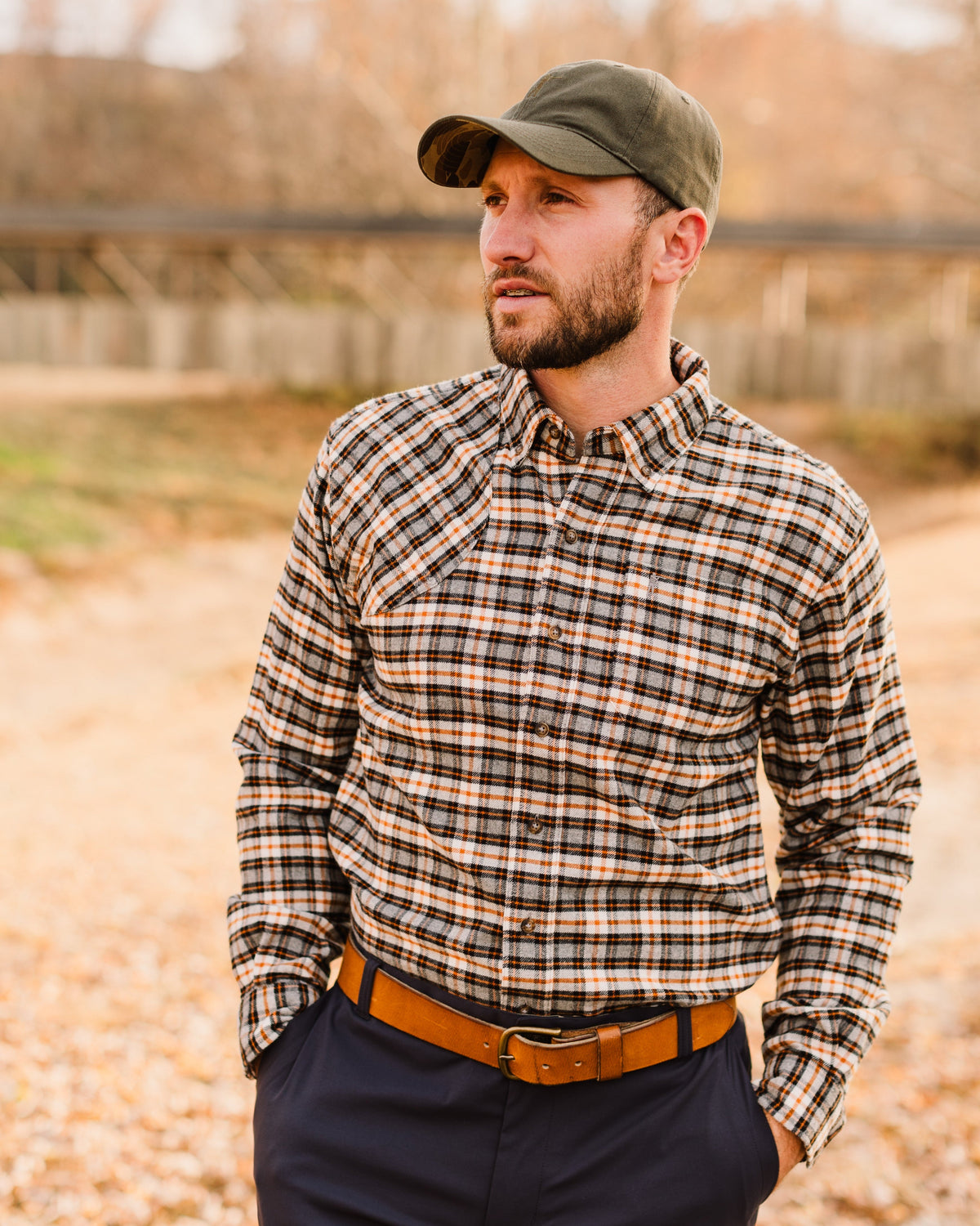 Ball and Buck Flannel Sportsmans Shirt - Sharptail