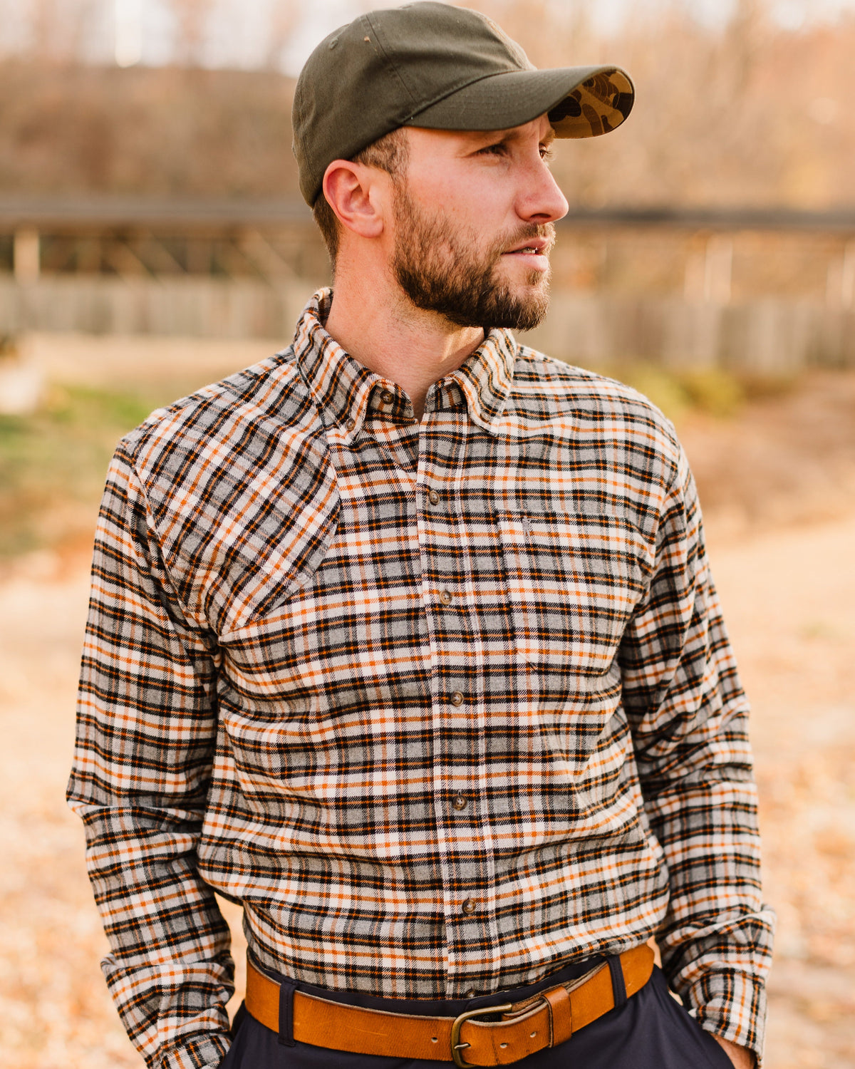 Ball and Buck Flannel Sportsmans Shirt - Sharptail