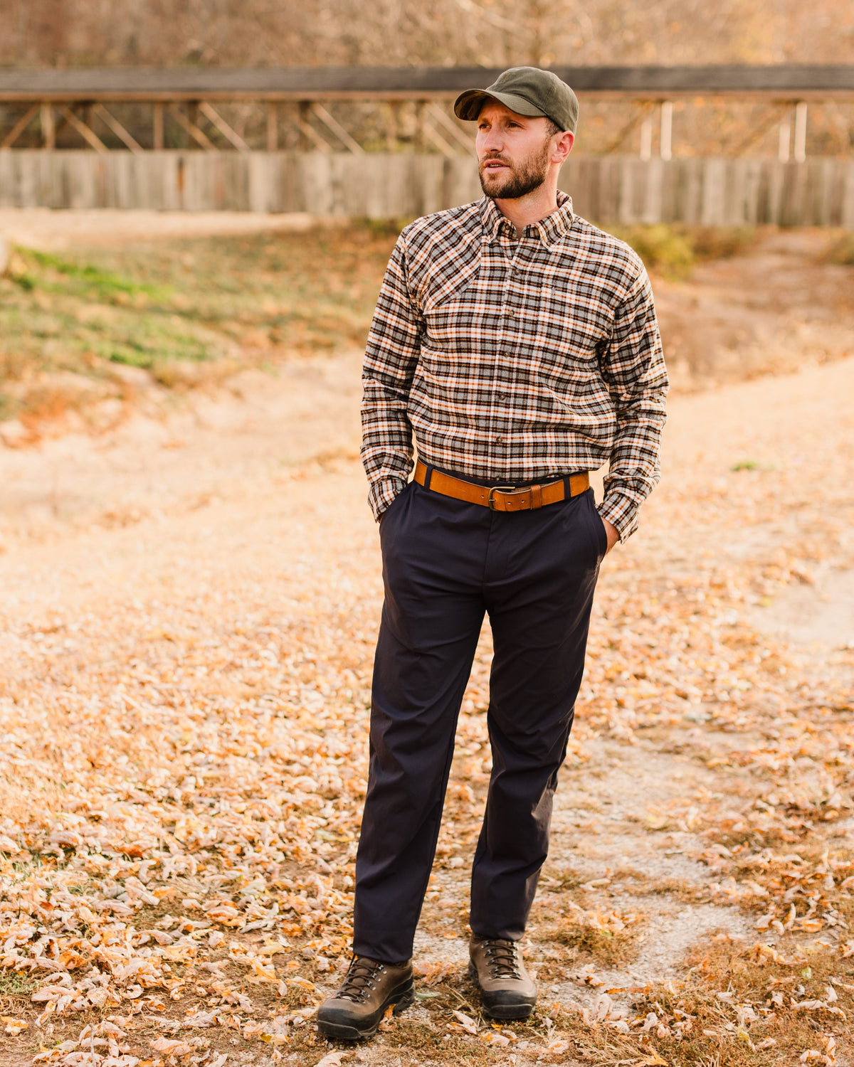 Ball and Buck Flannel Sportsmans Shirt - Sharptail