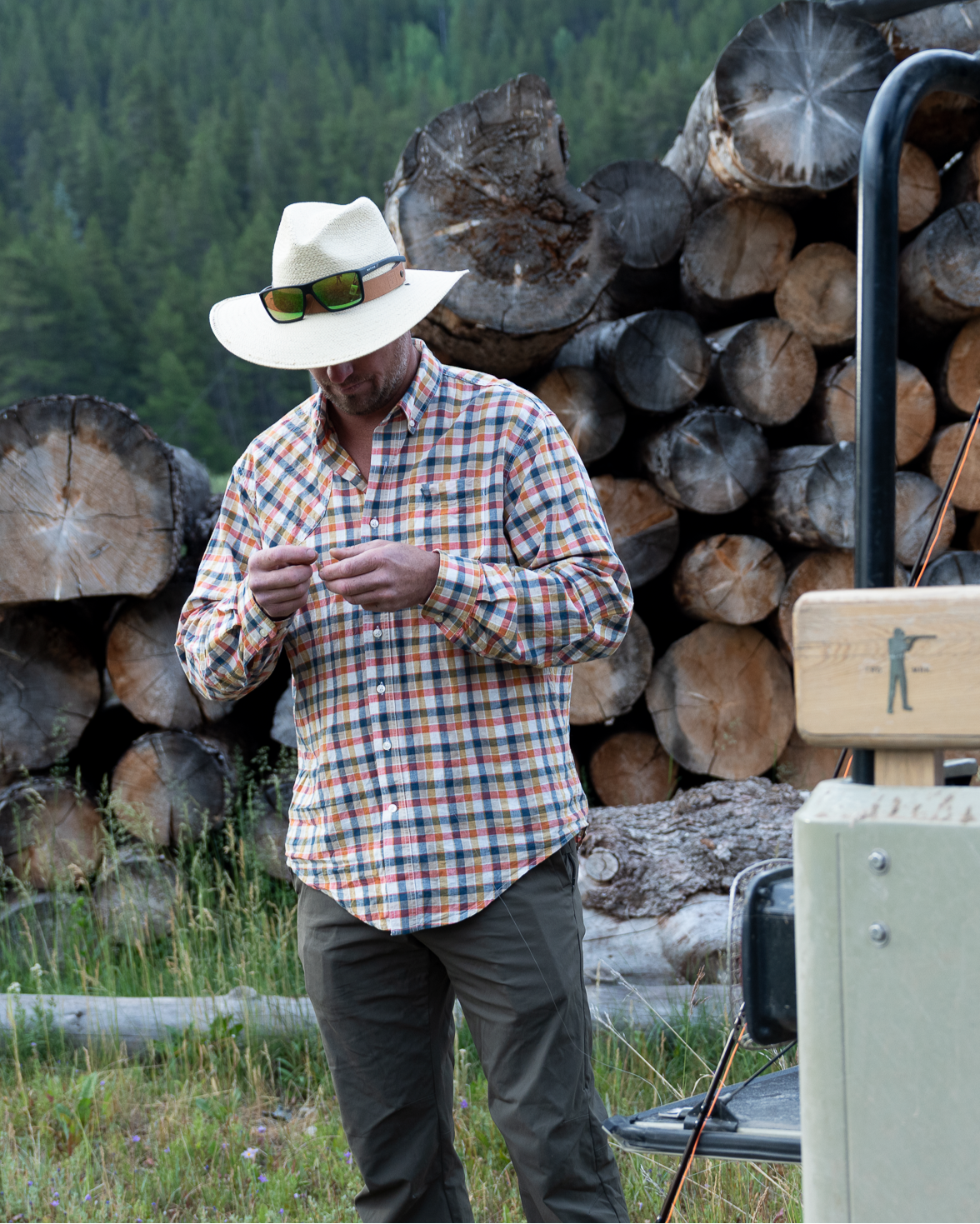 Ball and Buck Sportsmans Shirt - Montana Plaid