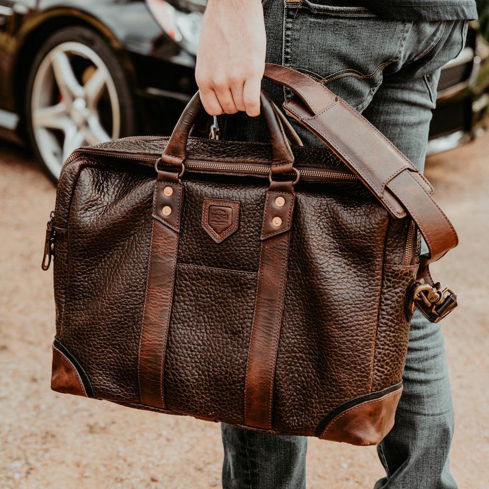 Mission Mercantile Theodore Leather Briefcase