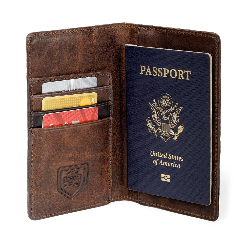 Mission Mercantile Theodore Leather Passport Wallet