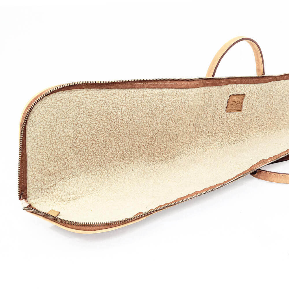 White Wing Leather Hunting Shotgun Case