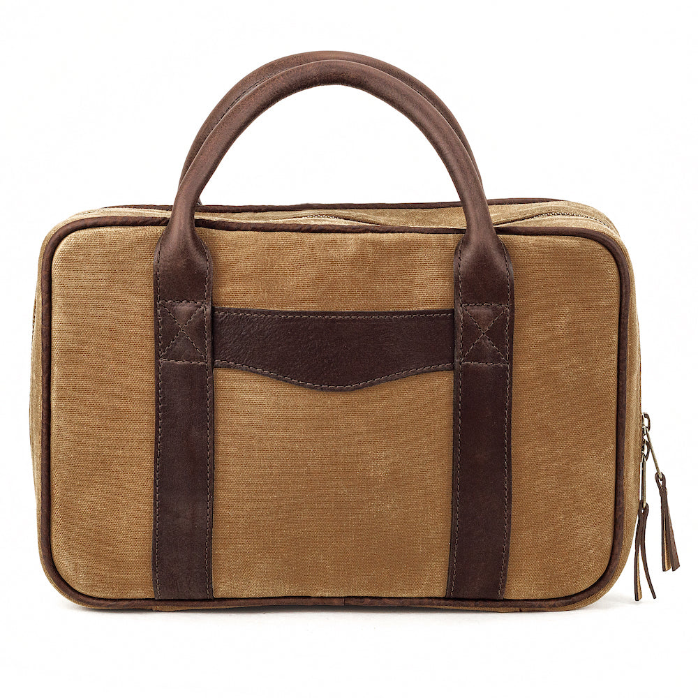 White Wing Leather & Waxed Canvas Deluxe Pistol Case