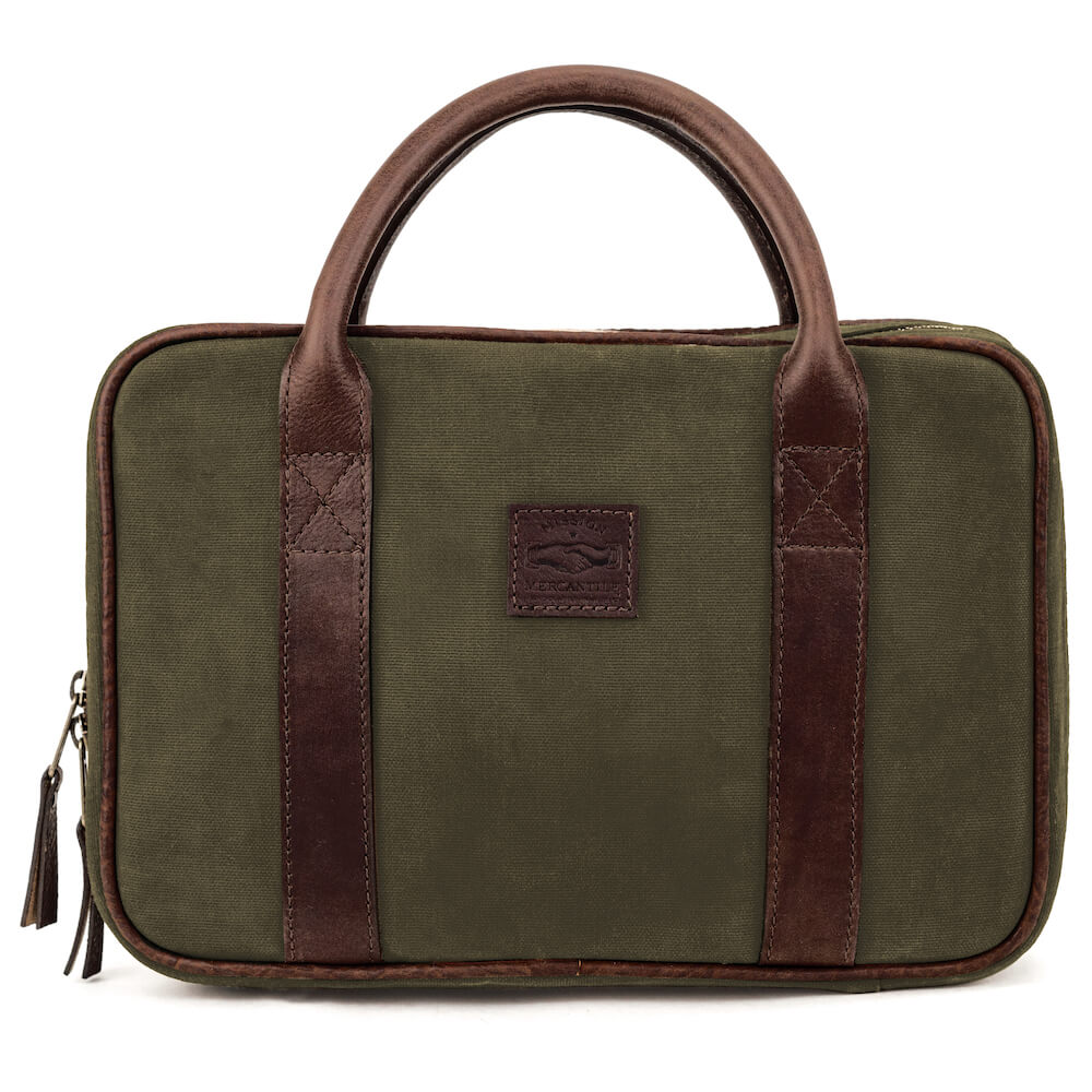 White Wing Leather & Waxed Canvas Deluxe Pistol Case