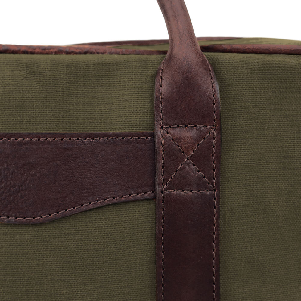 White Wing Leather & Waxed Canvas Deluxe Pistol Case