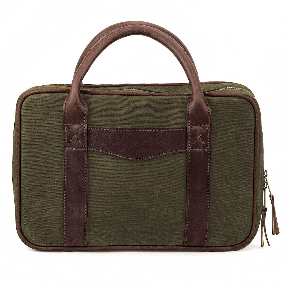 White Wing Leather & Waxed Canvas Deluxe Pistol Case
