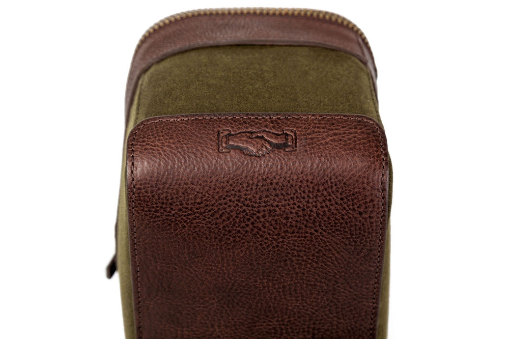 White Wing Leather & Waxed Canvas Hunting Shell Bag