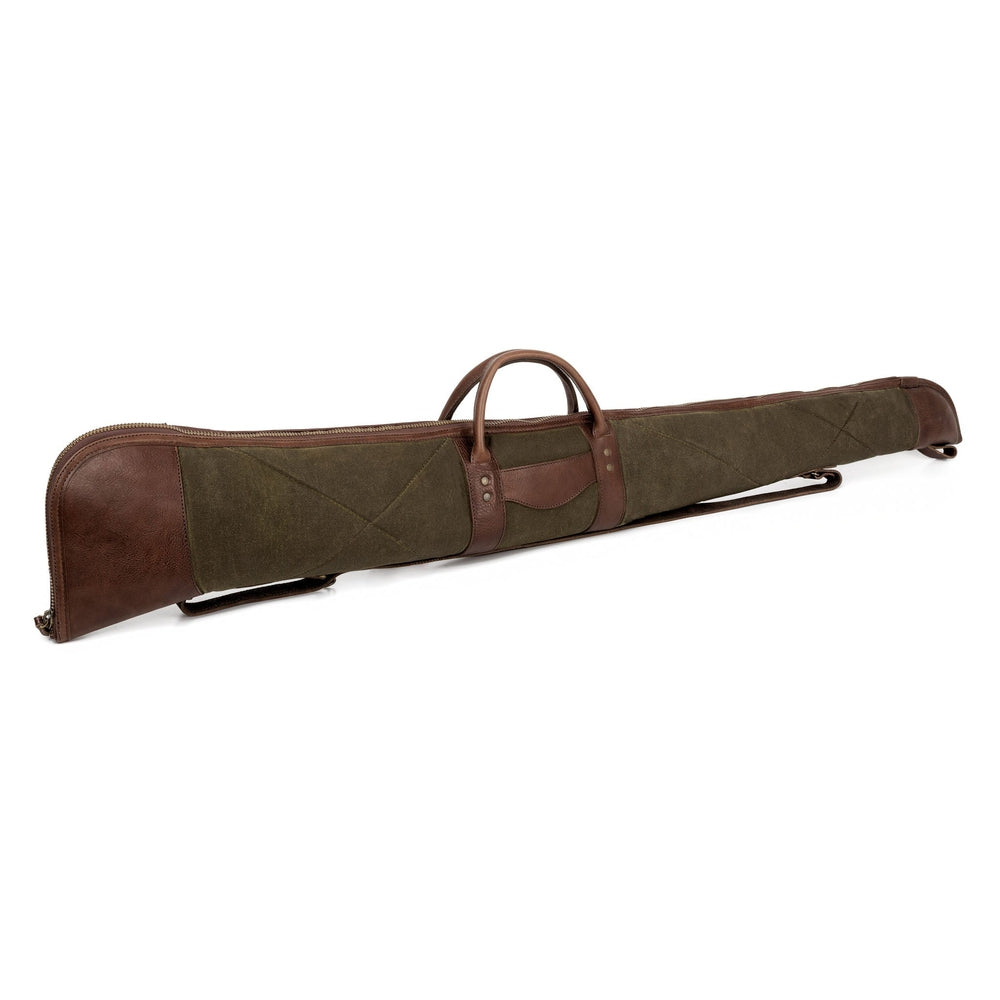 White Wing Leather & Waxed Canvas Hunting Shotgun Case