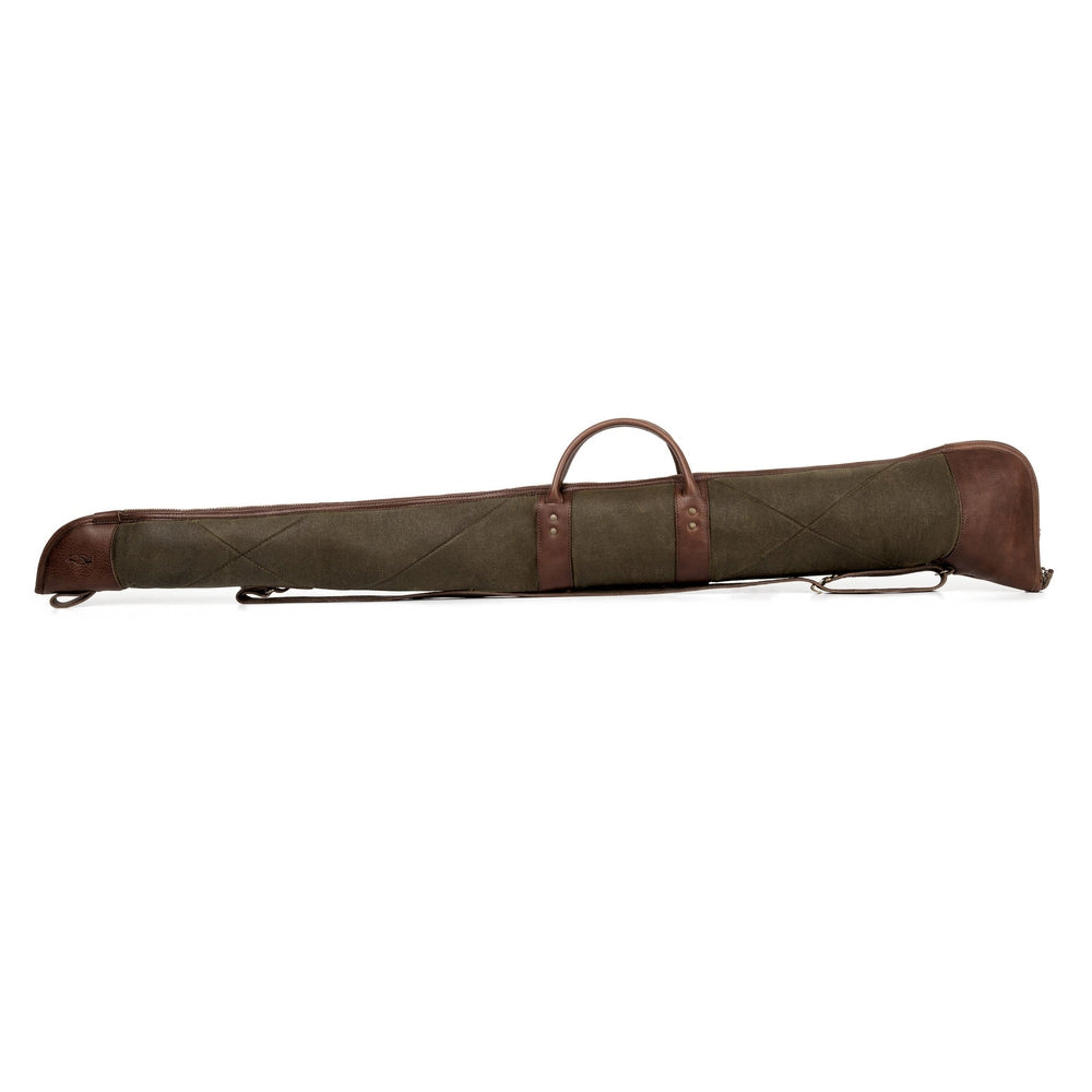 White Wing Leather & Waxed Canvas Hunting Shotgun Case