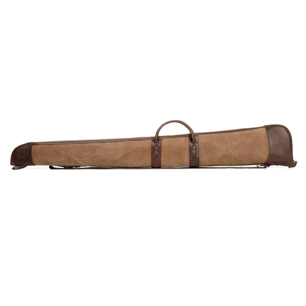 White Wing Leather & Waxed Canvas Hunting Shotgun Case