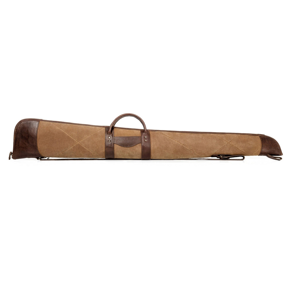 White Wing Leather & Waxed Canvas Hunting Shotgun Case