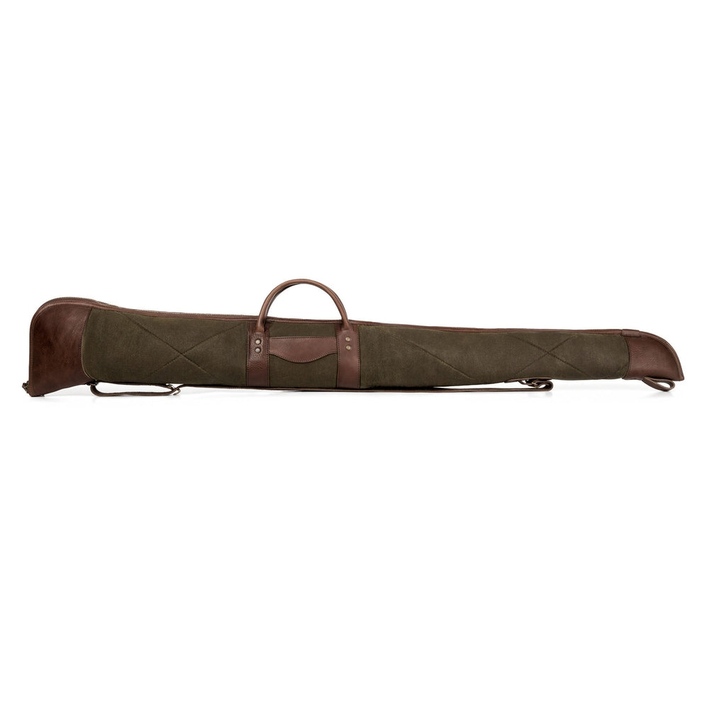 White Wing Leather & Waxed Canvas Hunting Shotgun Case