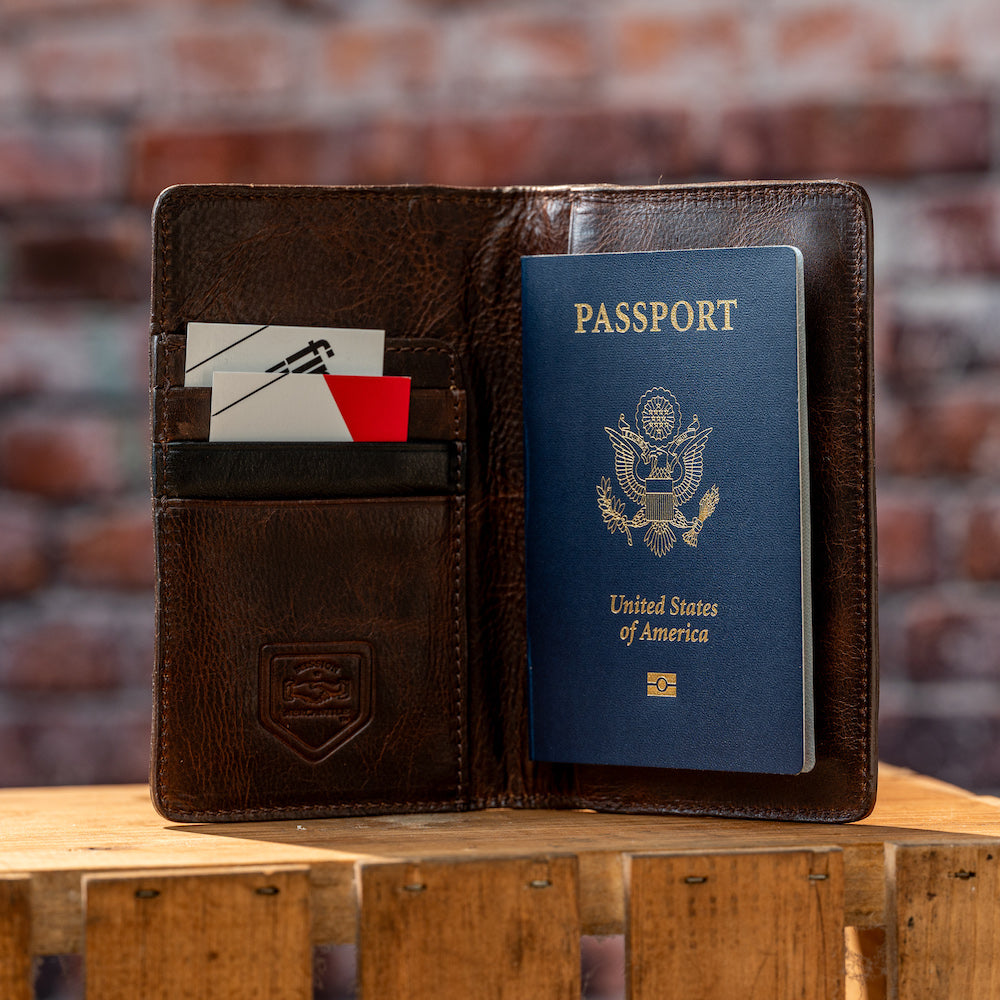 Mission Mercantile Theodore Leather Passport Wallet