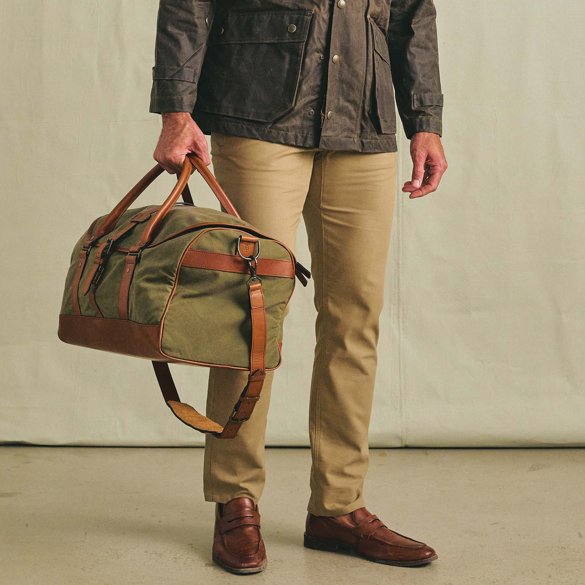 Tom Beckbe Canvas Weekender Duffel Bag