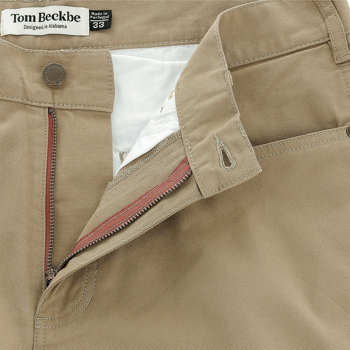 Tom Beckbe Reid Slim-Straight Cotton Chino Pant