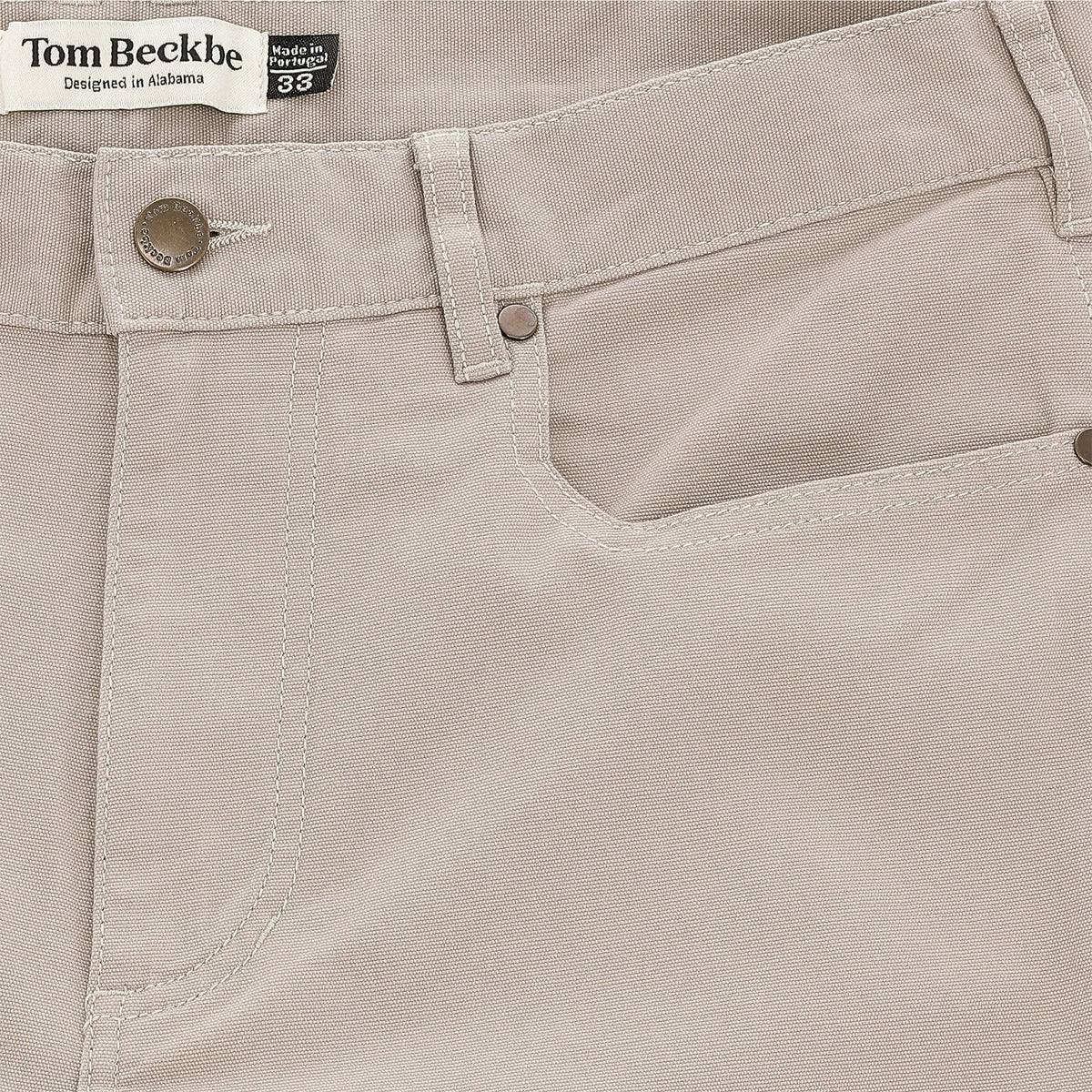 Tom Beckbe Reid Slim-Straight Cotton Chino Pant