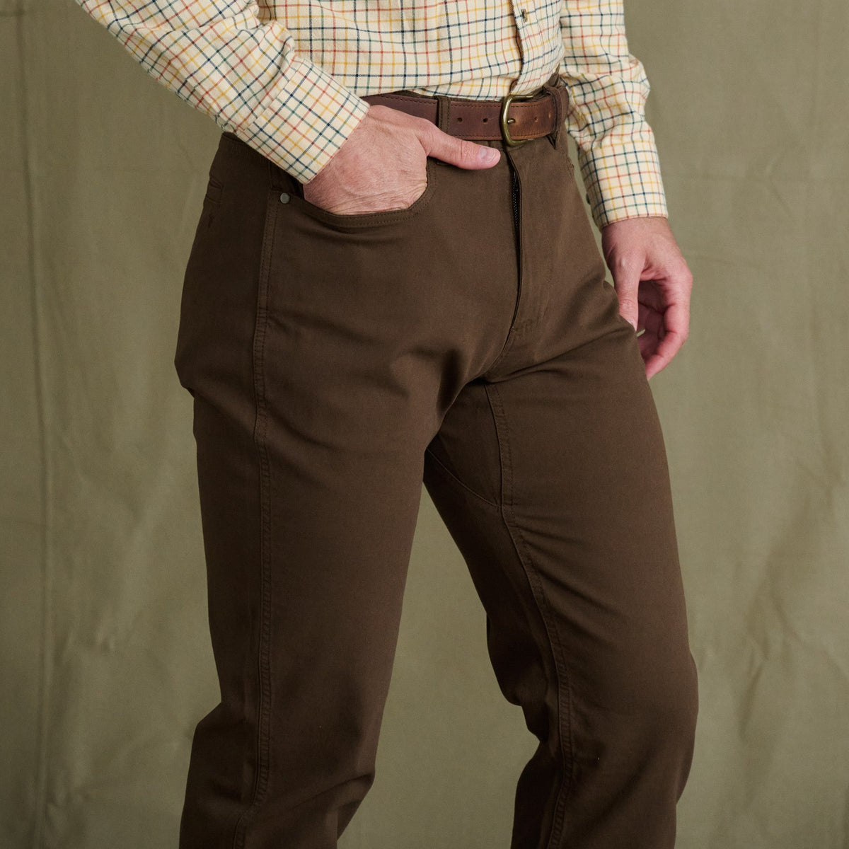 Tom Beckbe Reid Slim-Straight Cotton Chino Pant