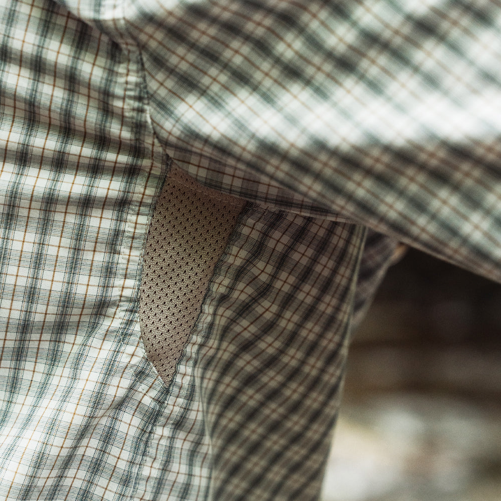 TSG Airetex™ Brooks Long Sleeve Shirt (Field Plaid Green)